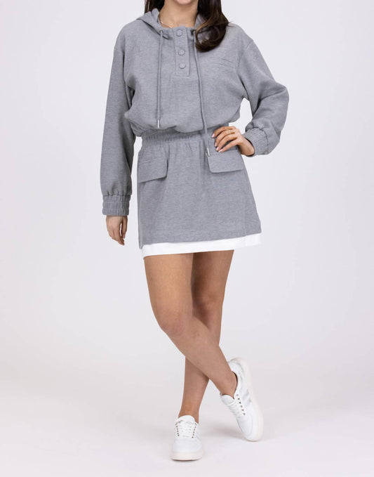 Heyson - Terry Hood Mini Dress