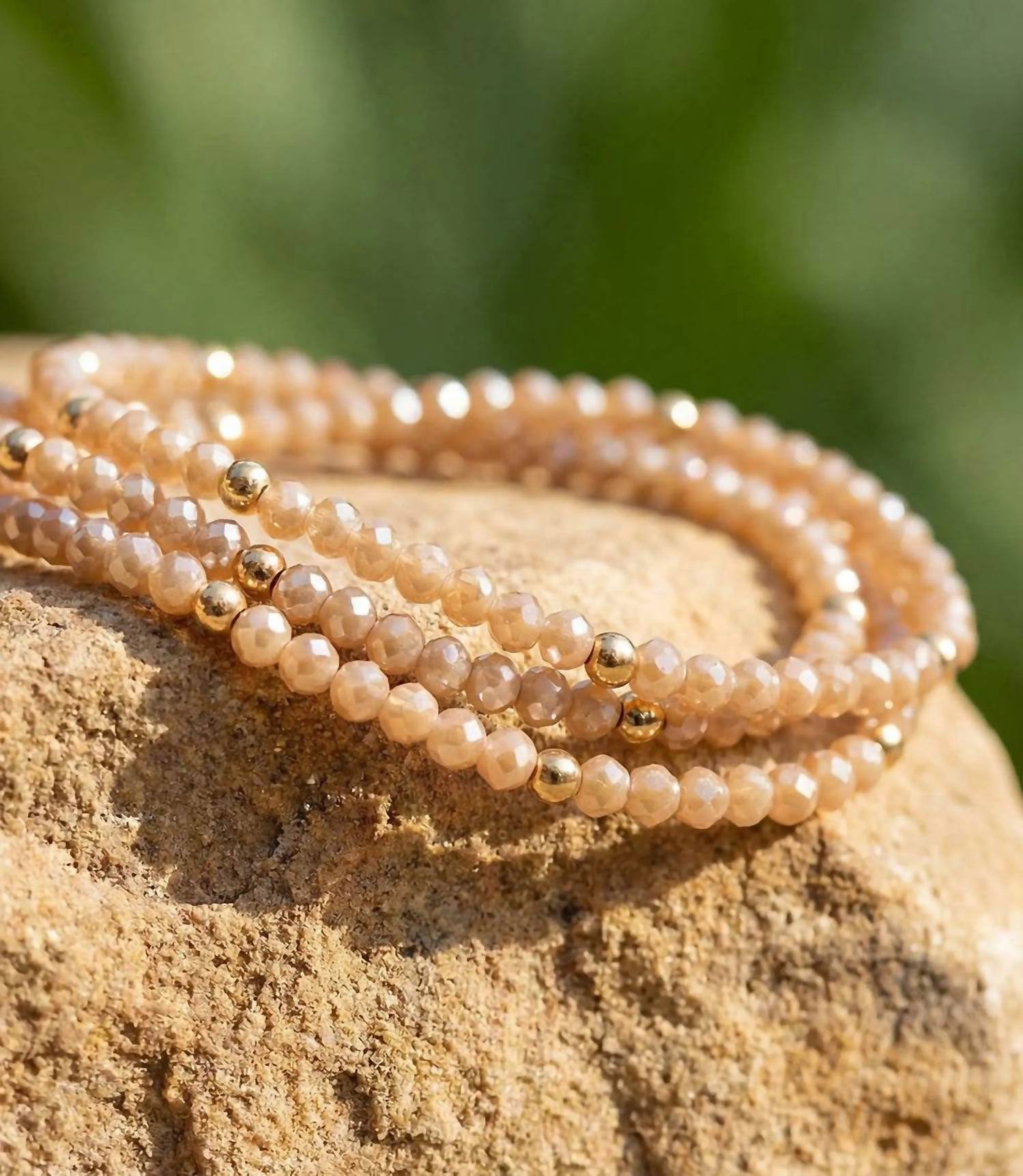 Erin Gray - Women's Beaded Crystal Bracelets Set