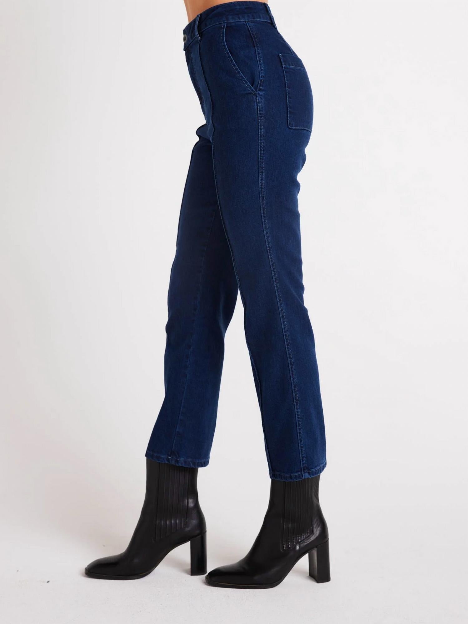 Bella Dahl - Fiona Pintuck Straight Leg Crop Jean