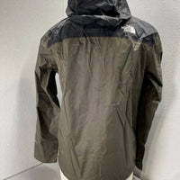 THE NORTH FACE Men's Venture 2 Rain Jacket in black green - men's jacket - alternate view