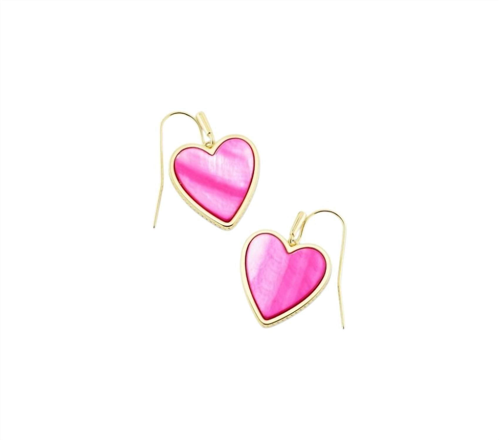 Kendra Scott - Heart Drop Earrings