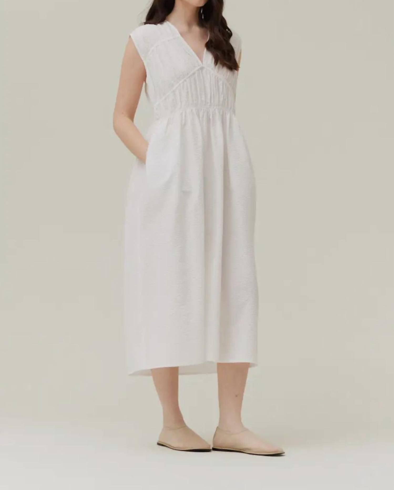 Grade & Gather - Seersucker Midi Dress
