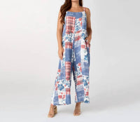 Coco + Carmen - Blakely Printed Gauze Jumpsuit