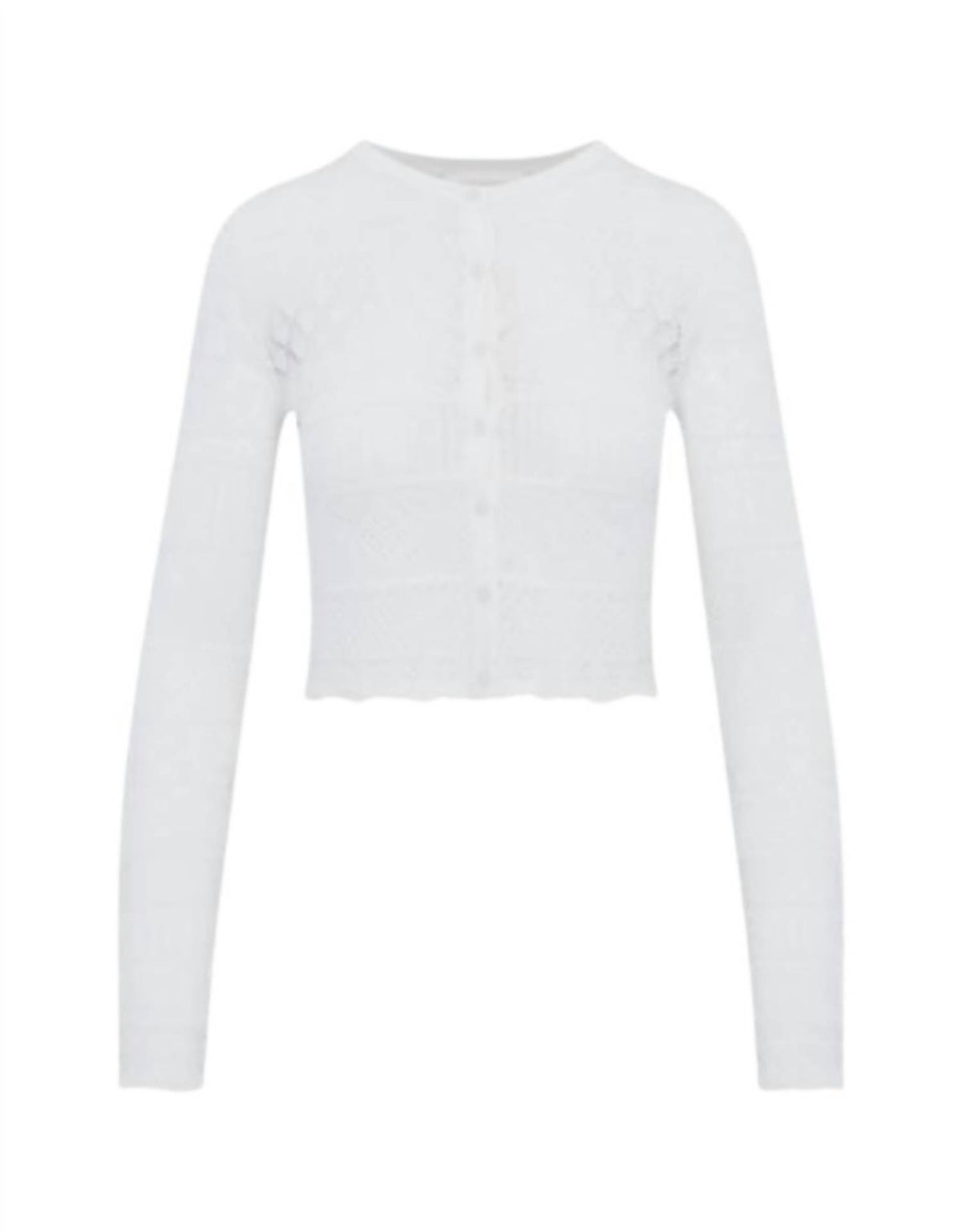 Loveshackfancy - Women's Brigette Fine Pointelle Cardigan