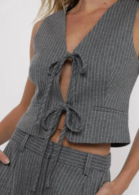 Sage The Label - Day to Day Pinstripe Vest