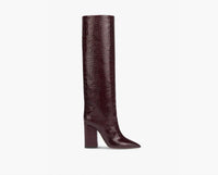 Paris Texas Women's Stiletto 70mm Boots in ciccolato - women's shoe - detail view