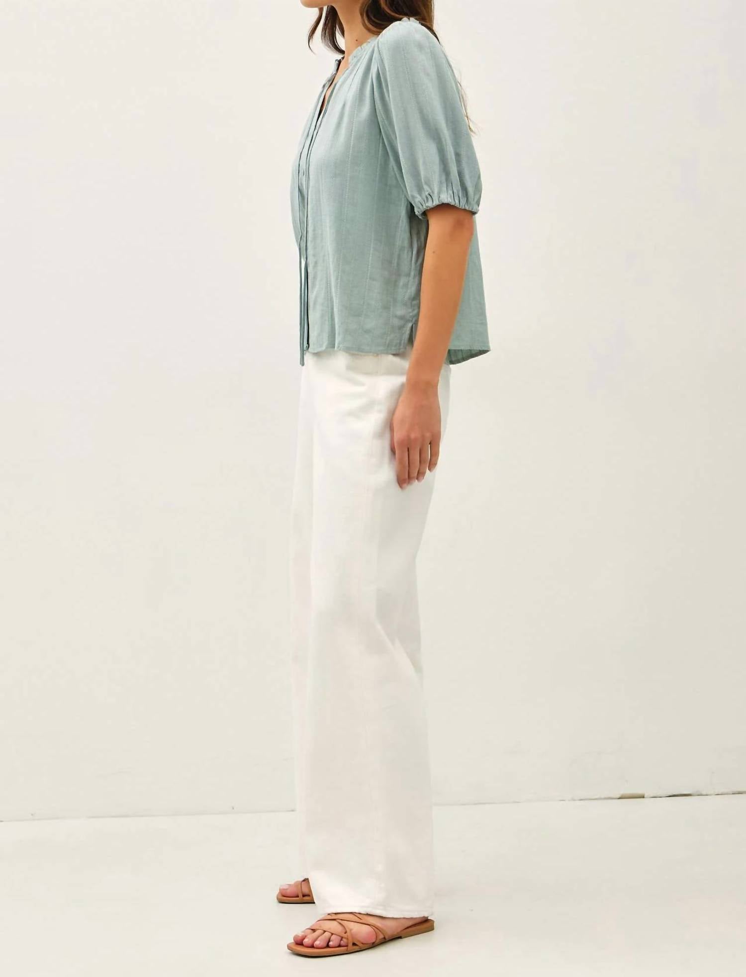 Be Cool - Clarissa Linen Blouse