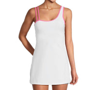 Beach Riot Quincy Mini Dress in strawberry cream - women's dress