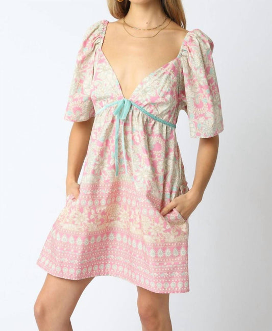 Olivaceous - Rhea Mini Dress