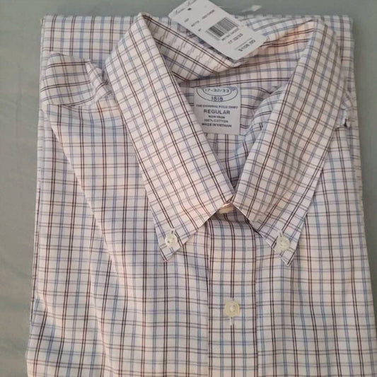 Brooks Brothers - Men's Non Iron Long Sleeve Button Up Shirt