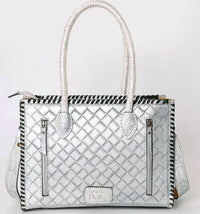 American Darling Women's Essential Wristlet in silver 1 - women's bag - alternate view
