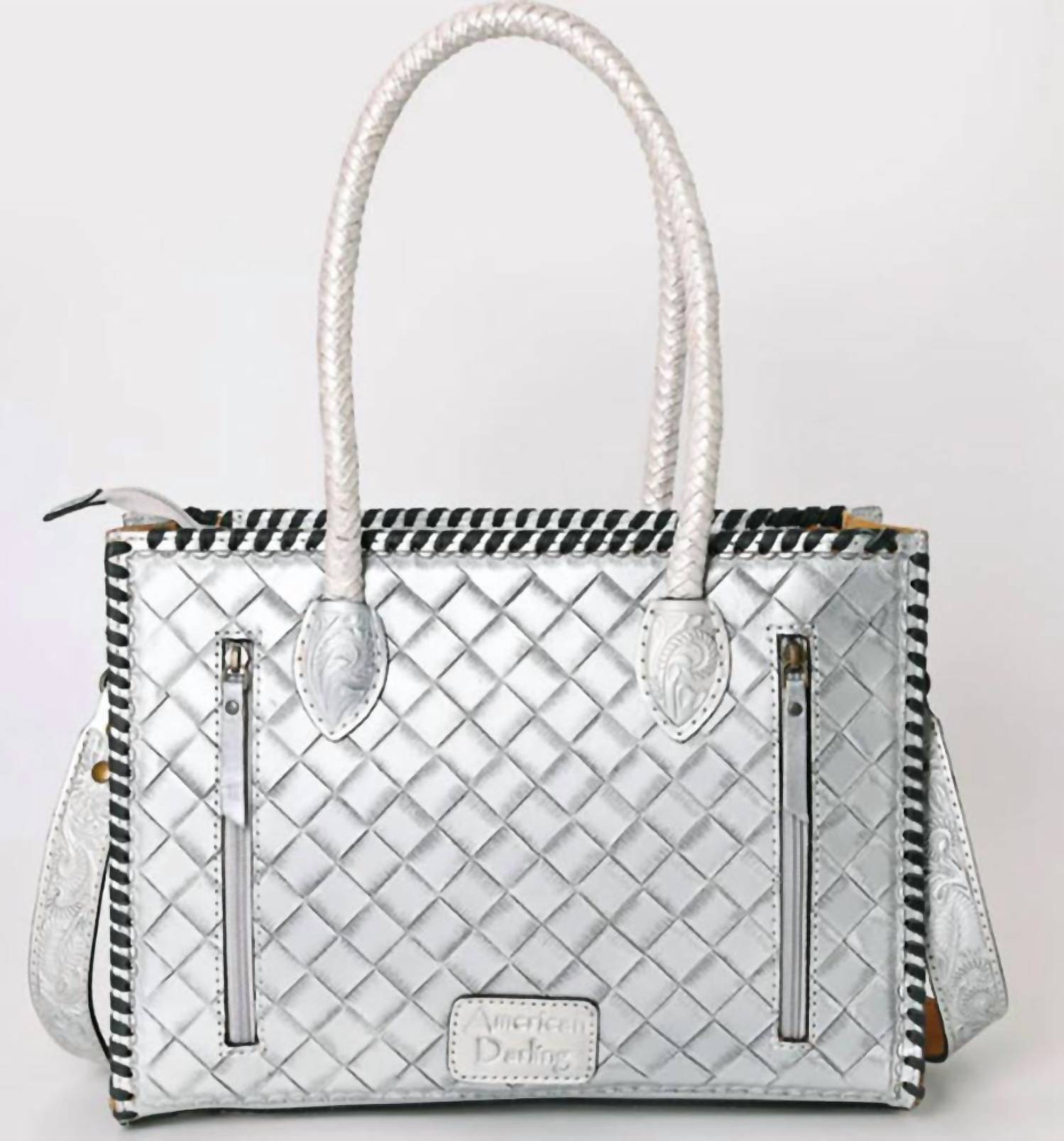 American Darling Women's Essential Wristlet in silver 1 - women's bag - alternate view