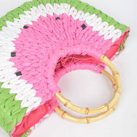 3Am By H&D Accessories - Women's Crochet Watermelon Handbag