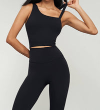 91Thelabel - Kalina Longline One Shoulder Strap Sports Bra