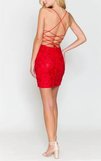 Amelia Couture - Sleeveless Short Dress