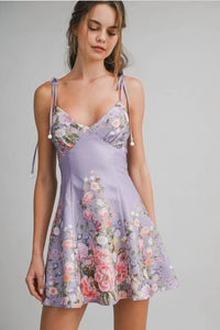 Endless Blu. - Floral Weekend Mini Dress