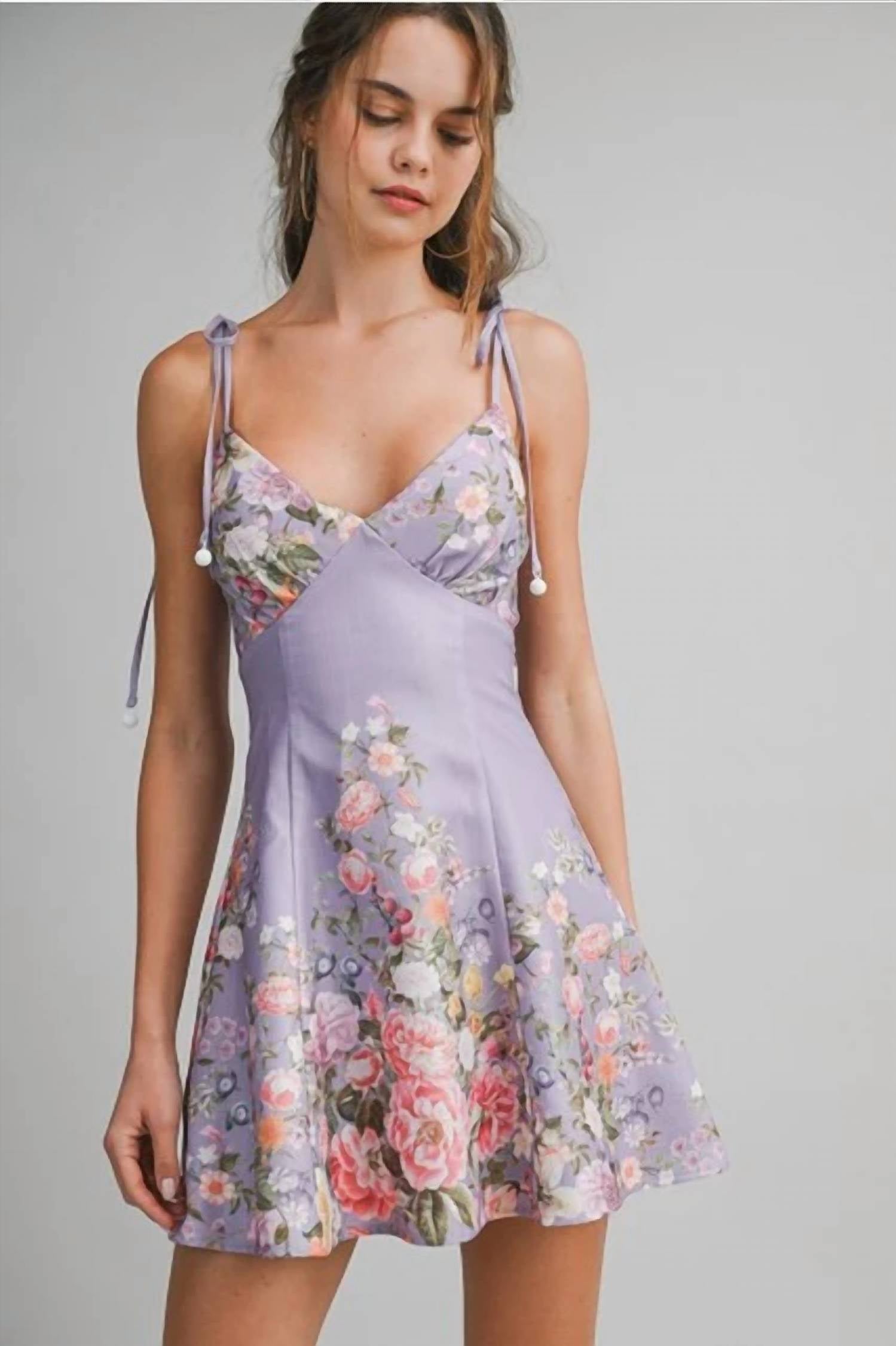 Endless Blu. - Floral Weekend Mini Dress