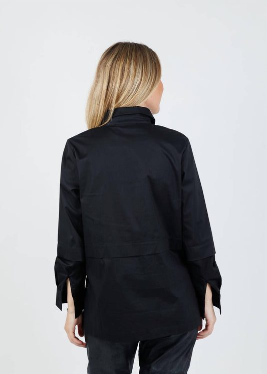 Ozai N Ku - Nadia Button-down High-low Shirt