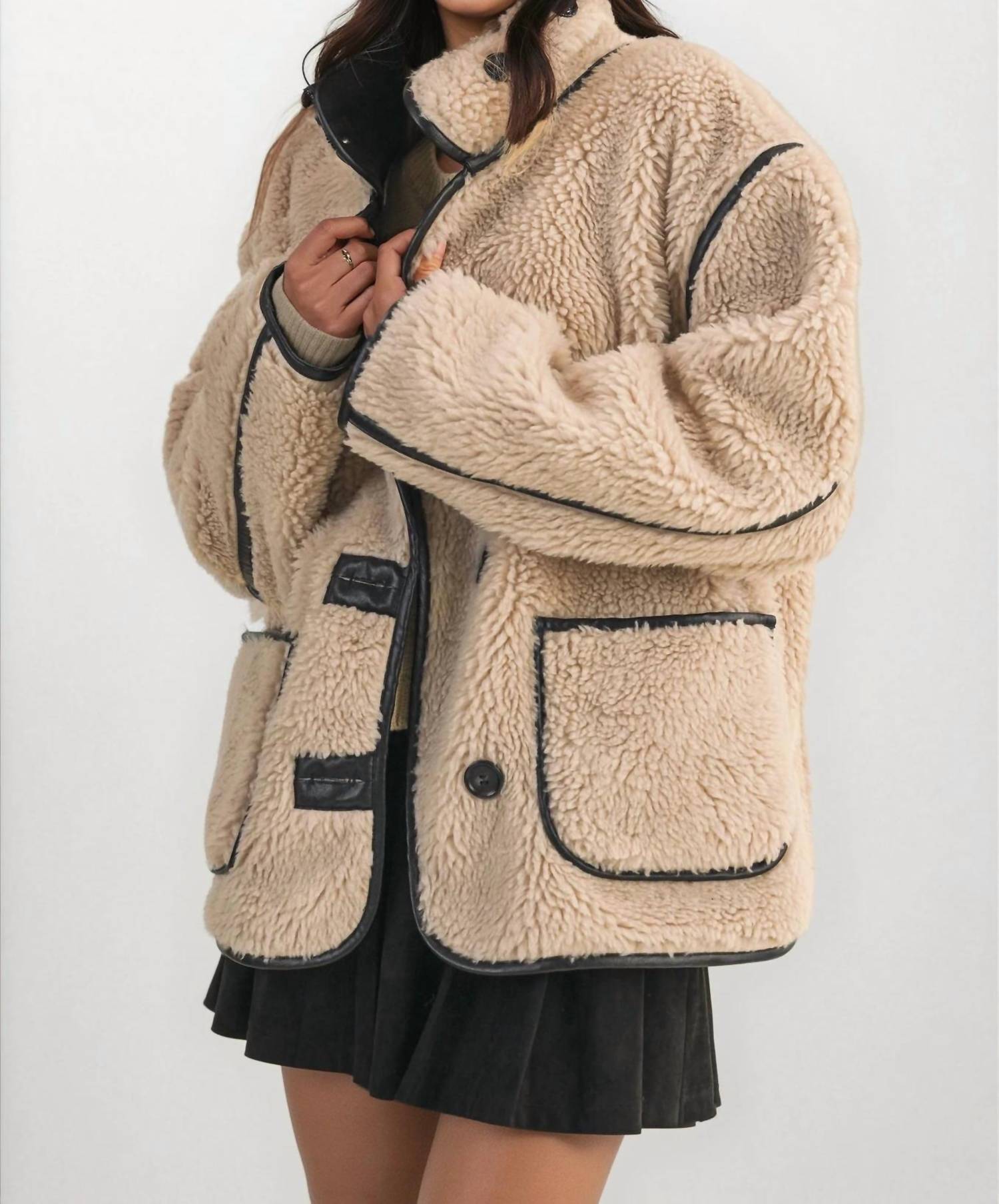 Klesis - Reversible Sherpa Suede Contrast Jacket