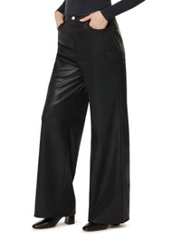 Habitual - Faux Leather Wide Leg Pants