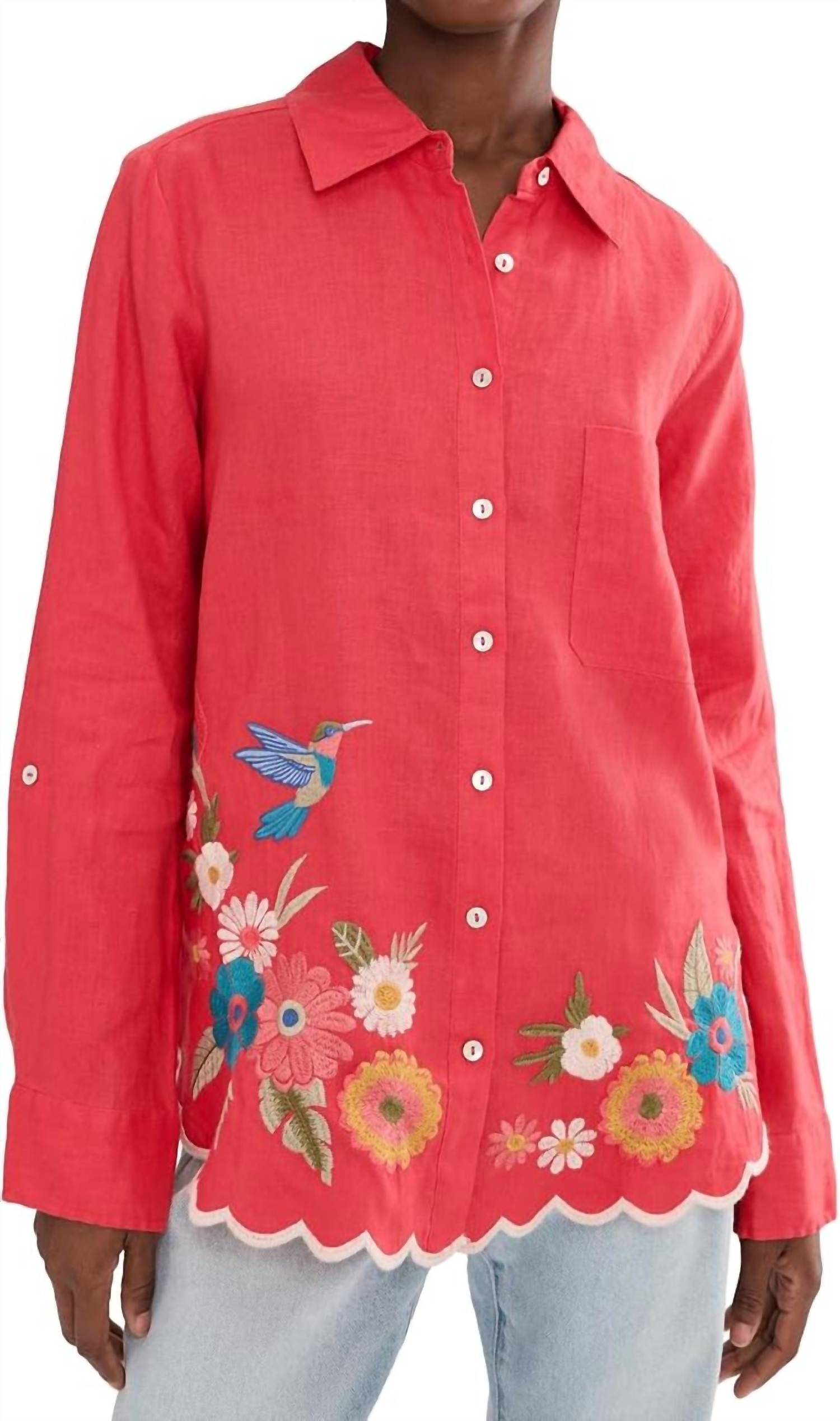 Johnny Was - Francis Relaxed Linen Shirt