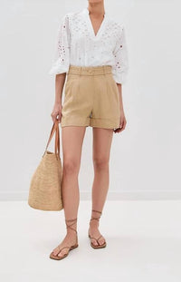 Figue - Uma High Waisted Shorts