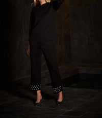 Joseph Ribkoff - Grommet Detail Three Quarter Sleeve Top