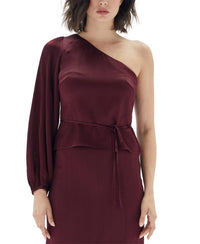 Minkpink - Women's One-shoulder Peplum Top