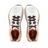 ALTRA Men's Olympus 6 Trail Running Shoes in gray orange - men's shoe - detail view