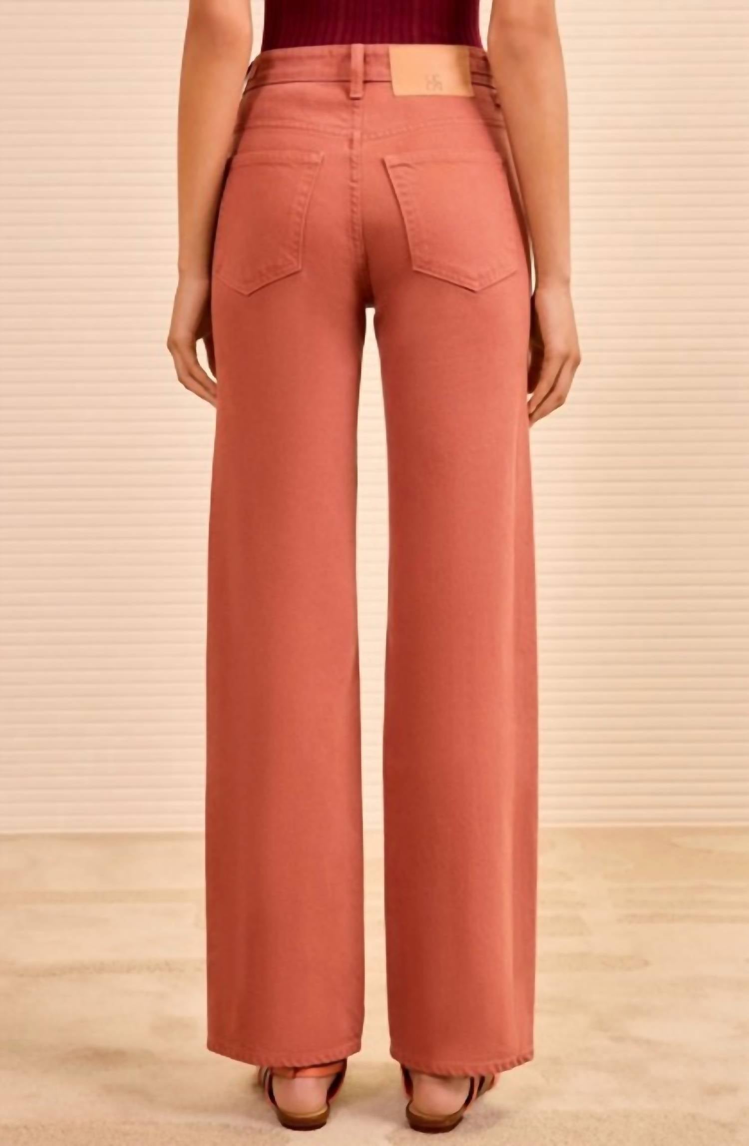Ulla Johnson - Agatha Straight Leg Pintuck Jeans