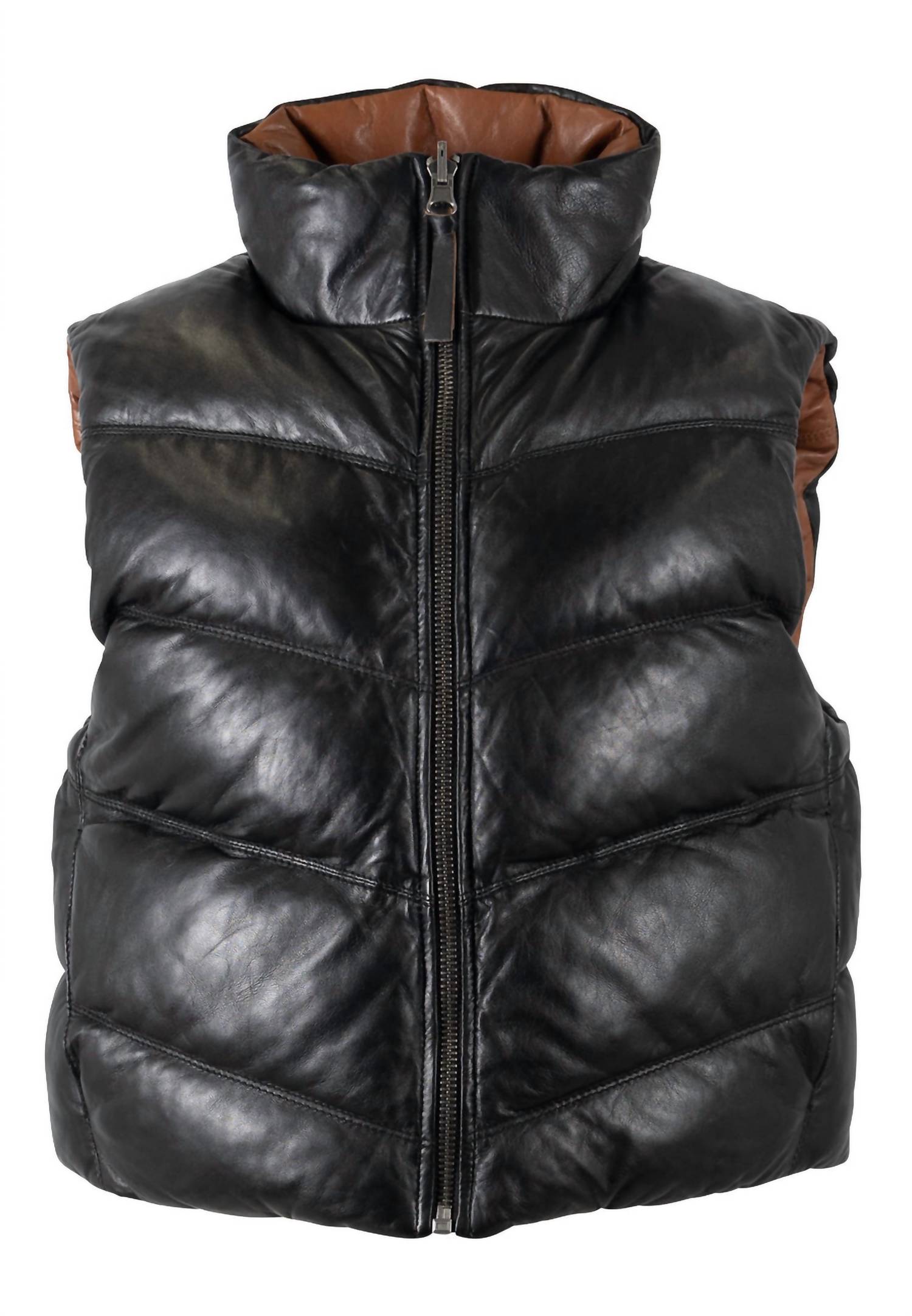 Mauritius - Ellen Reversible Leather Vest