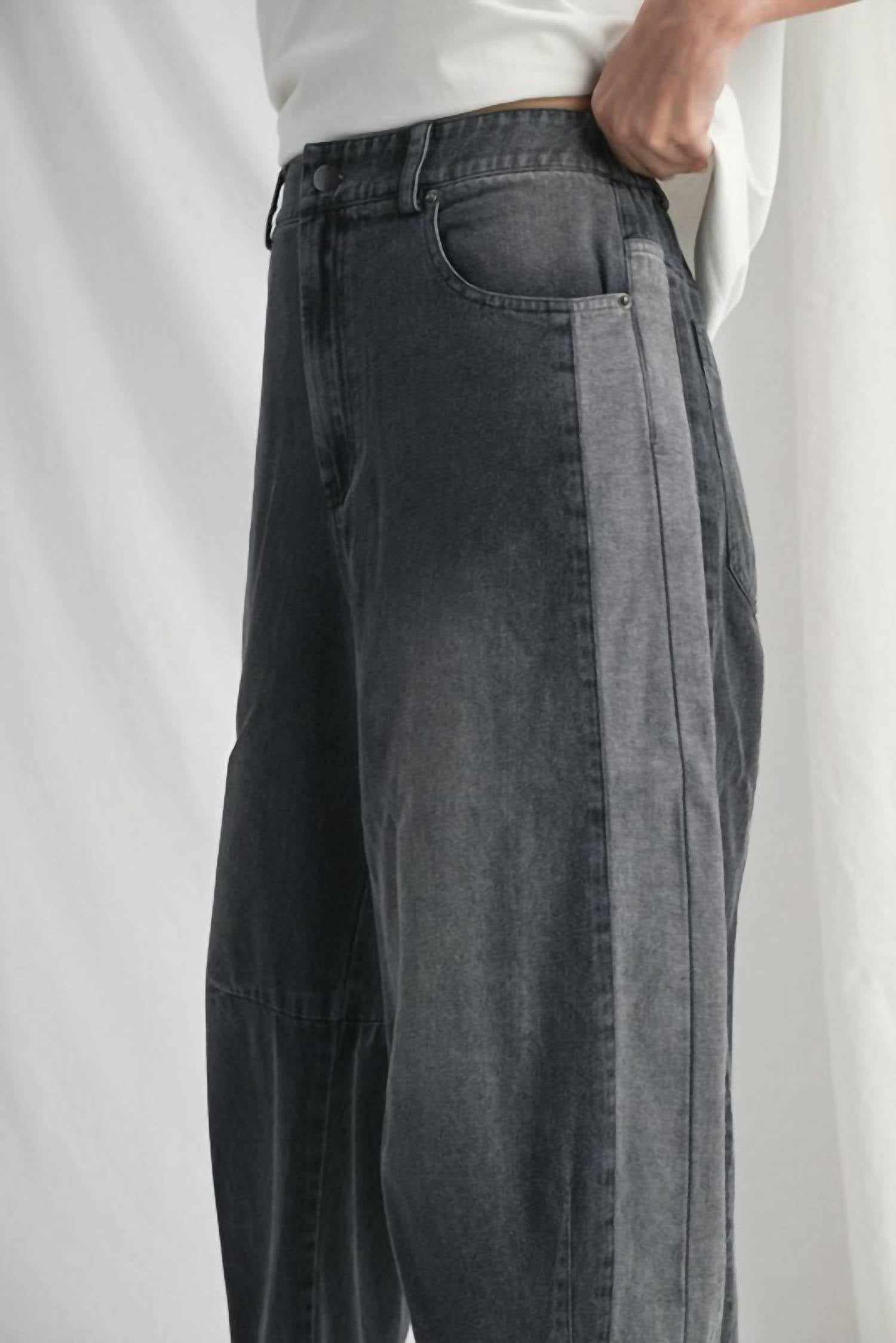 Jodifl - Washed Denim Harem Pants