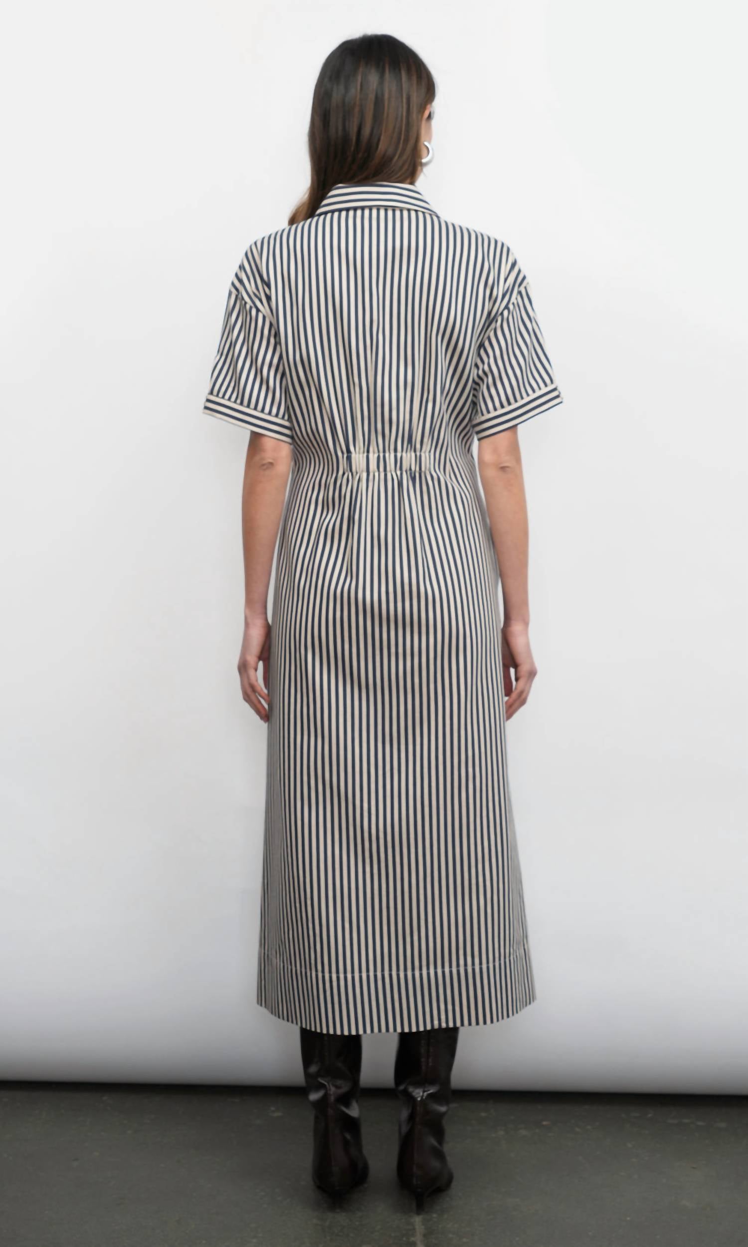Greylin - Vanisa Stripe Midi Dress