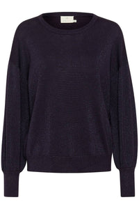 Kaffe - Karegina Metallic Knit Pullover Sweater