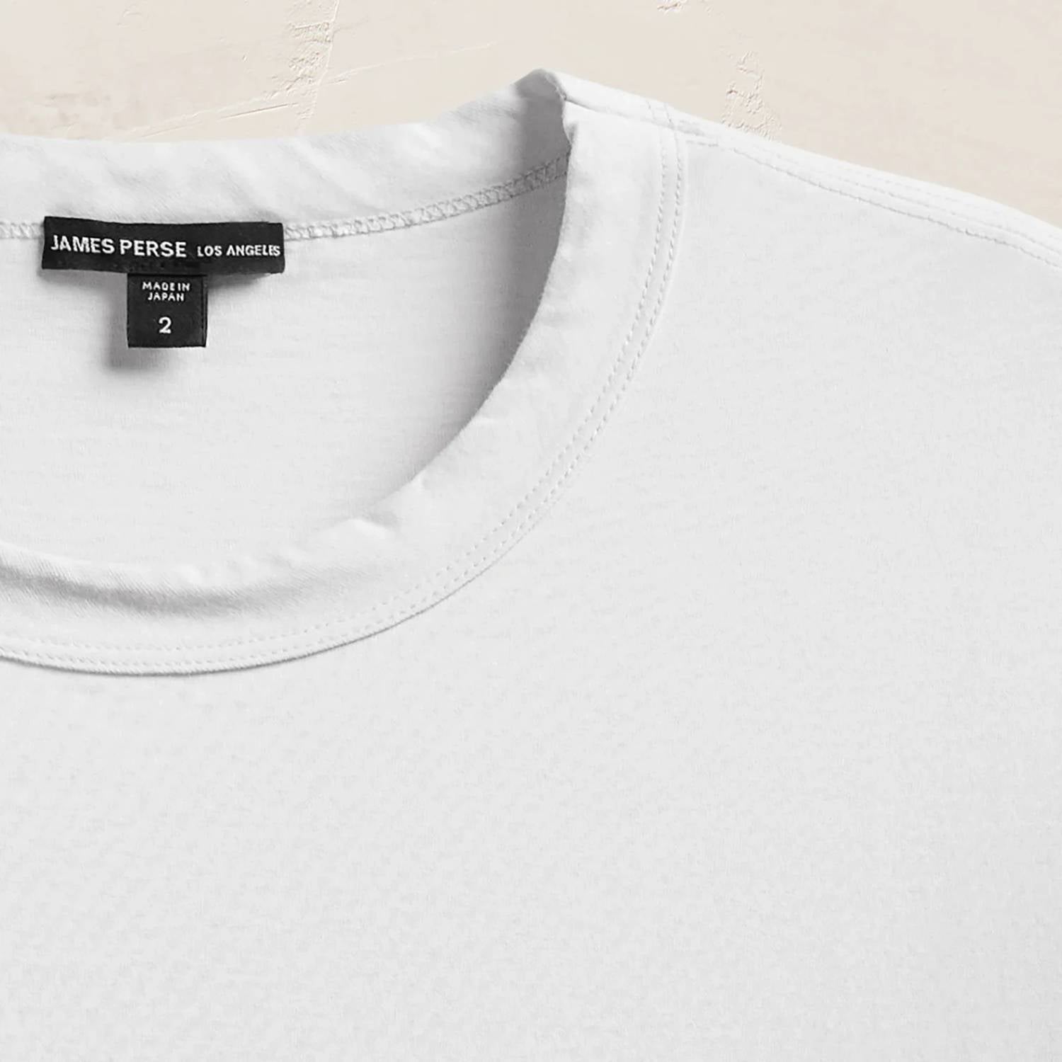 James Perse - Heavy Luxe Jersey Crew Top