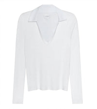 sundays Women's Jamie Tee in white - women's long sleeve top