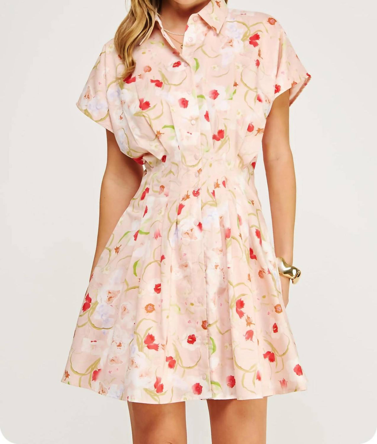 Strut & Bolt - Flower Party Mini Dress