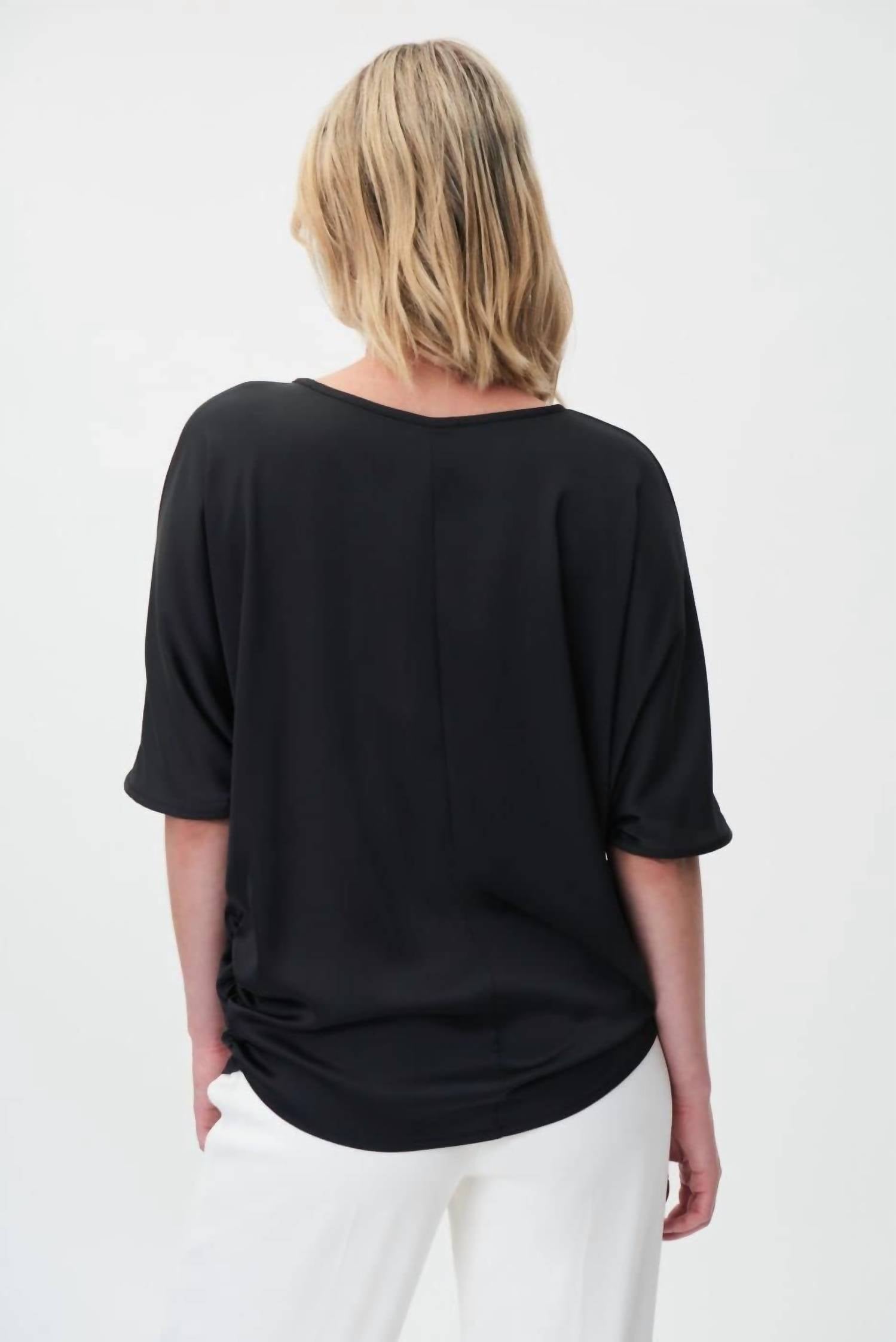 Joseph Ribkoff - Side Ruched Top
