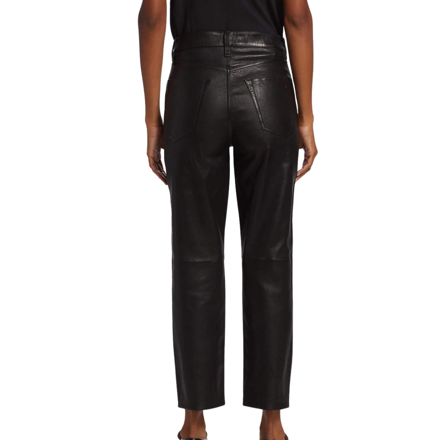 Rag & Bone - Leather Slim Fit Pants
