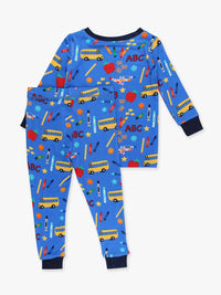 Rufflebutts - Kids School House Long Sleeve Pajama Set