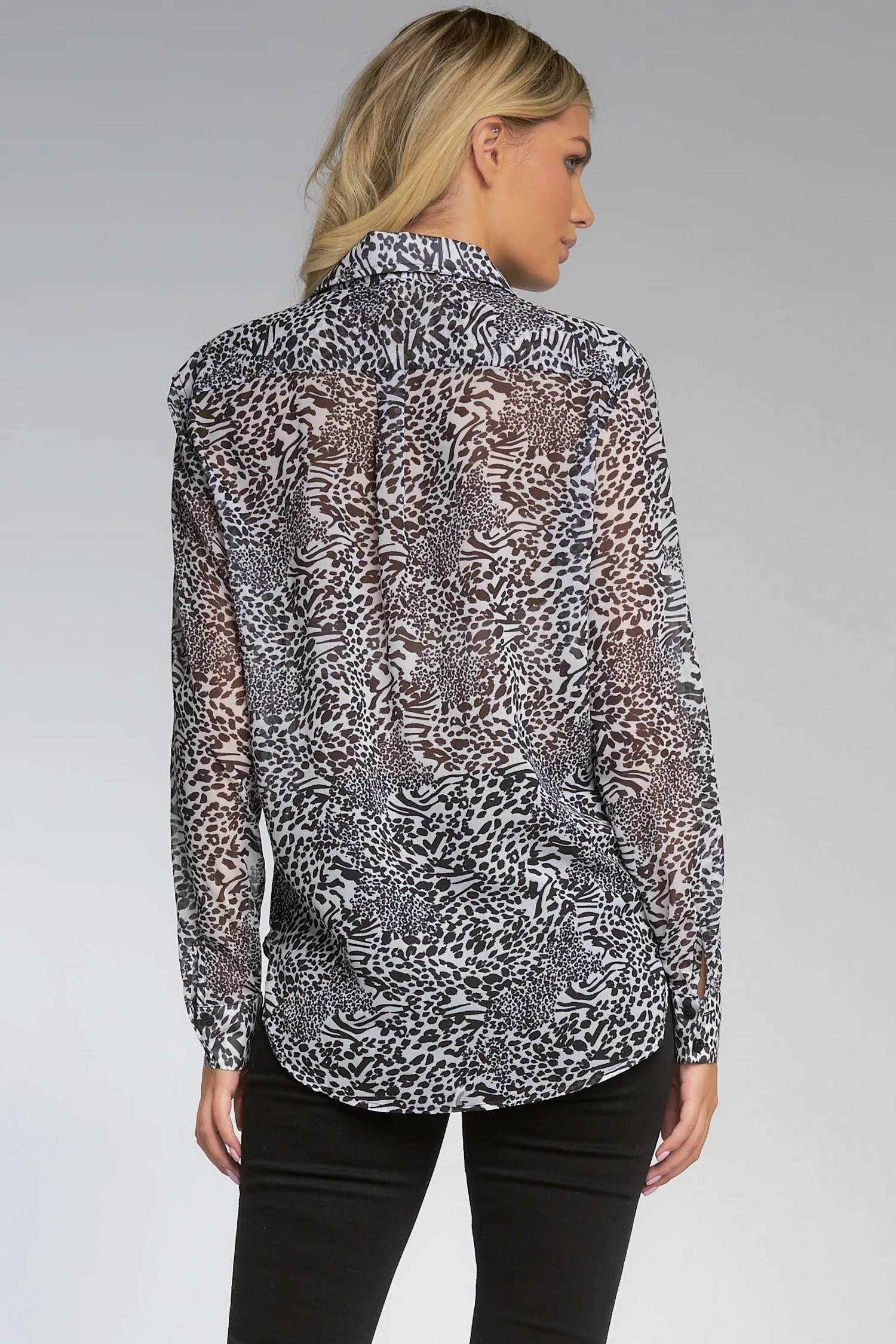 Elan - Long Sleeve Button Up Shirt