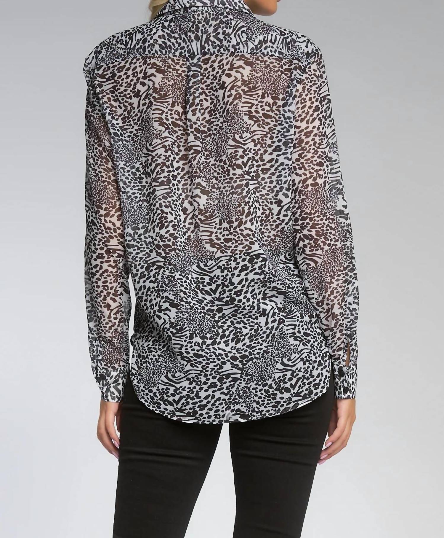 Elan - Long Sleeve Button Up Shirt