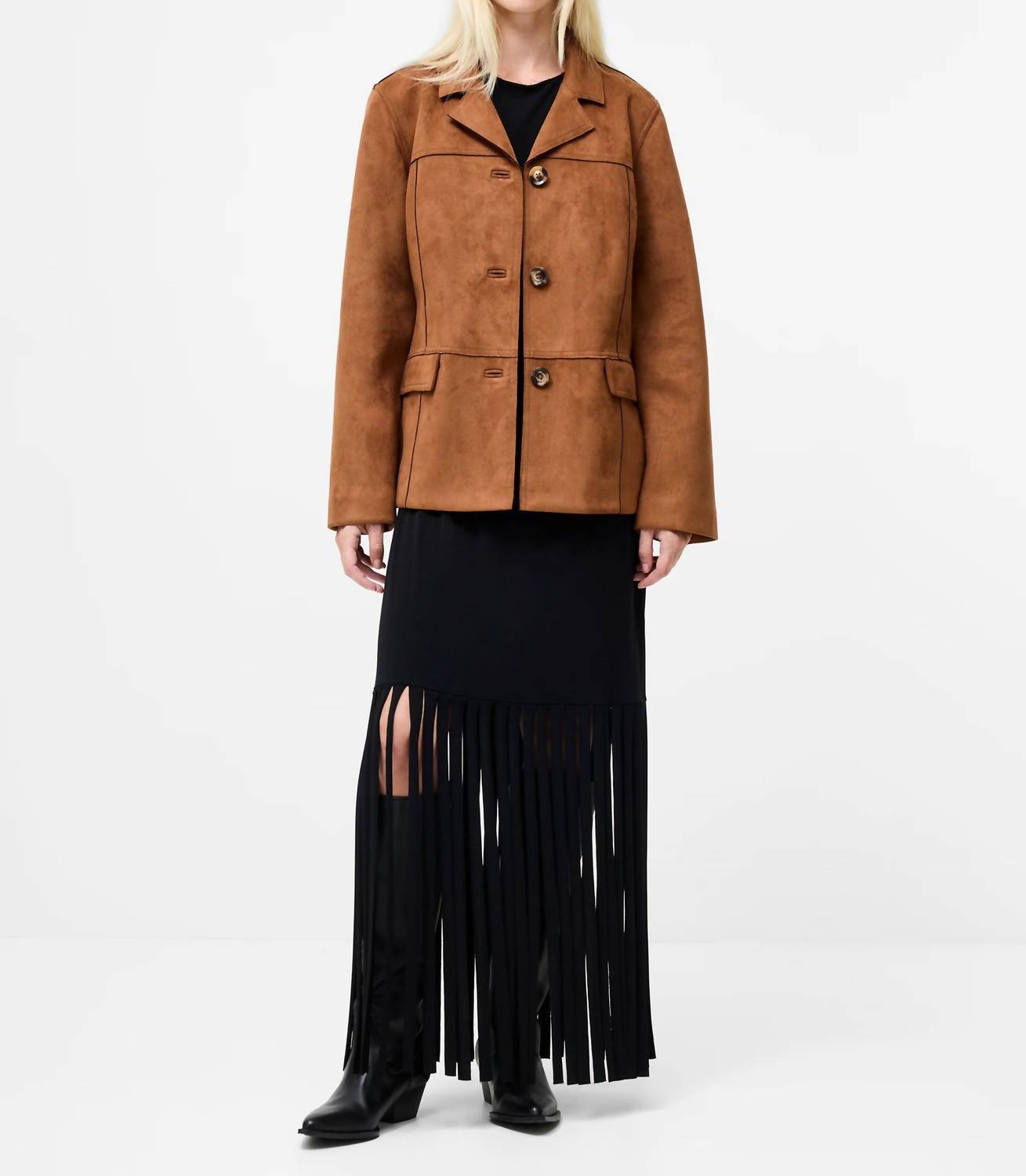 French Connection - Laney Faux Suede Jacket