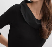 Joseph Ribkoff - Silky Knit 3/4 Sleeves Cocoon Dress
