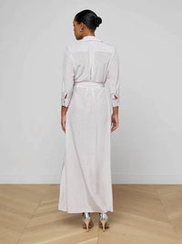 L'Agence - Cameron Silk Shirt Dress