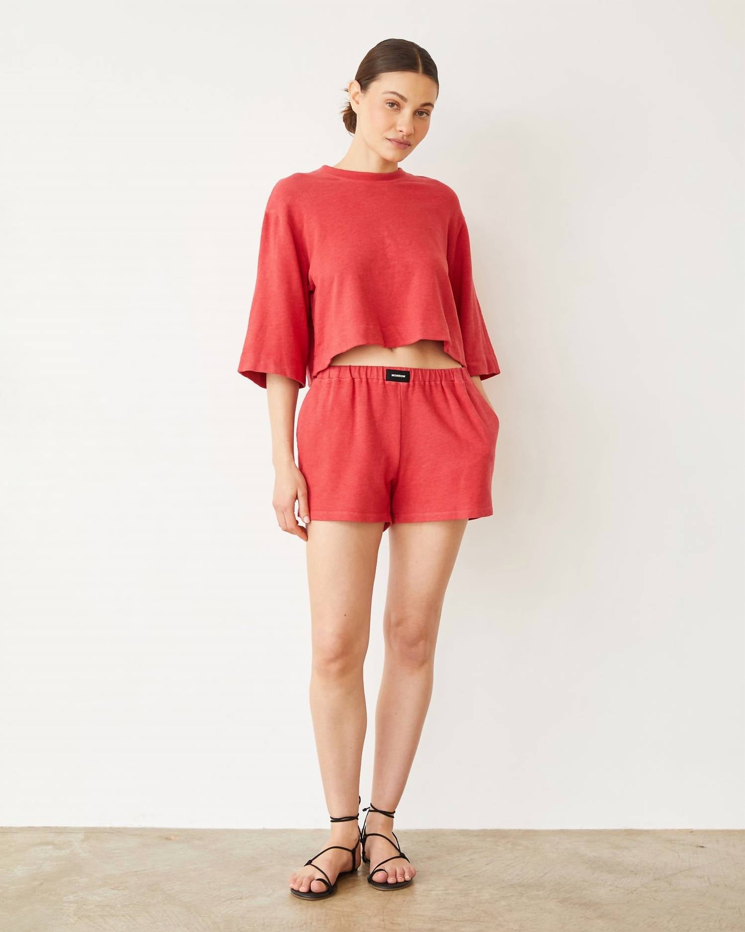 Monrow - Women's French Terry Oversized Top