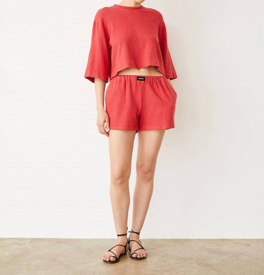 Monrow - Women's French Terry Oversized Top