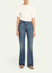 Simkhai - Rowley Gathered Short Sleeve T Shirt