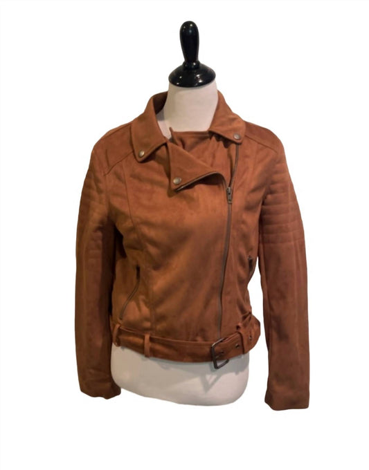 FAUX SUEDE JACKET
