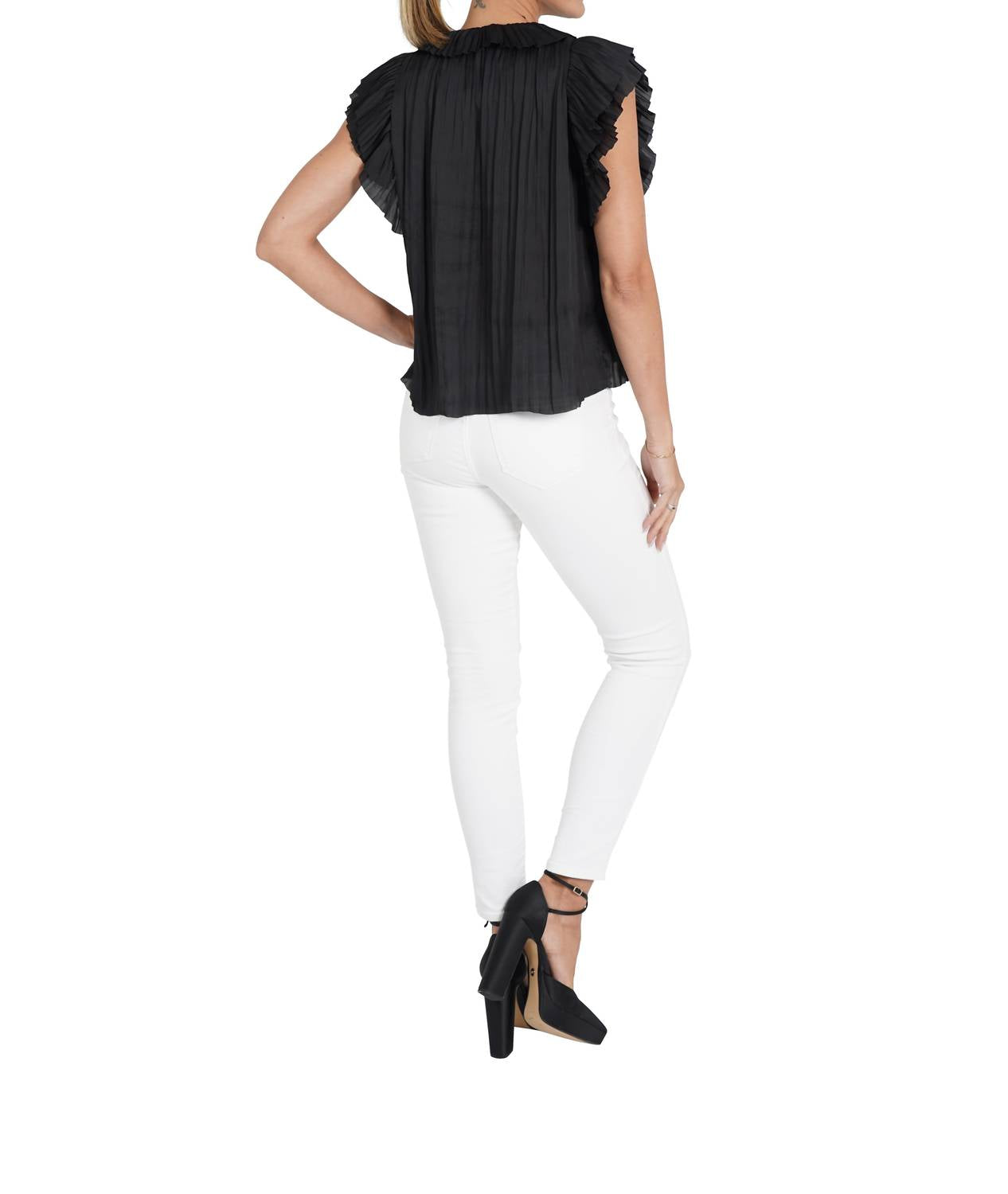 Love Token - Daphne Flutter Sleeve Top